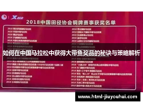 如何在中国马拉松中获得大带鱼奖品的秘诀与策略解析